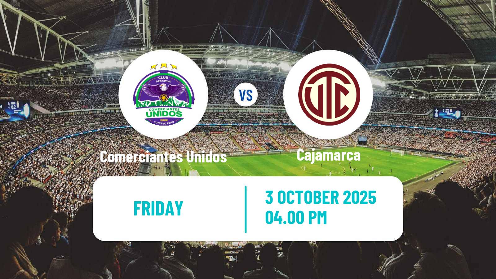 Soccer Peruvian Liga 1 Comerciantes Unidos - Cajamarca