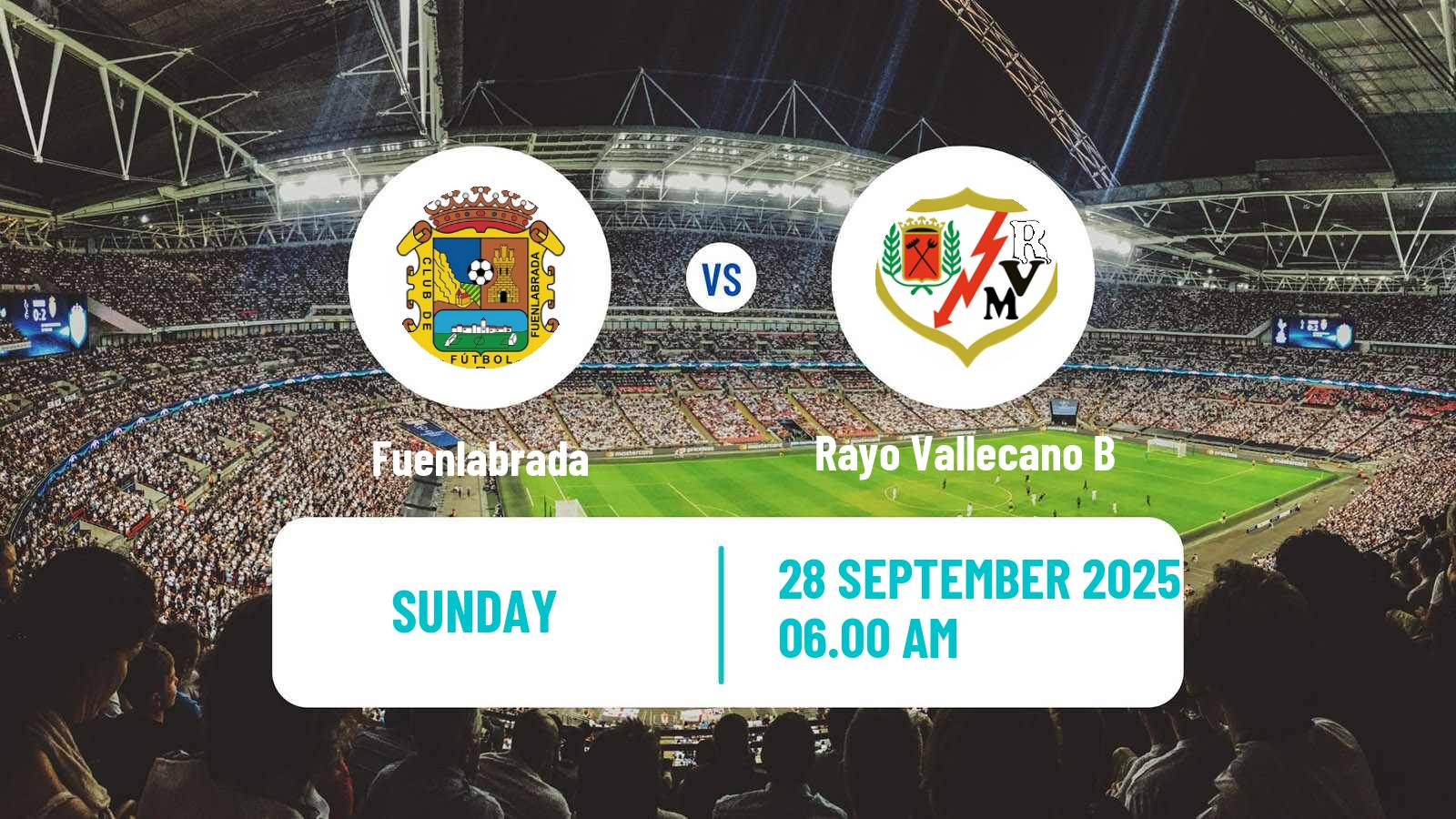 Soccer Spanish Segunda RFEF - Group 5 Fuenlabrada - Rayo Vallecano B