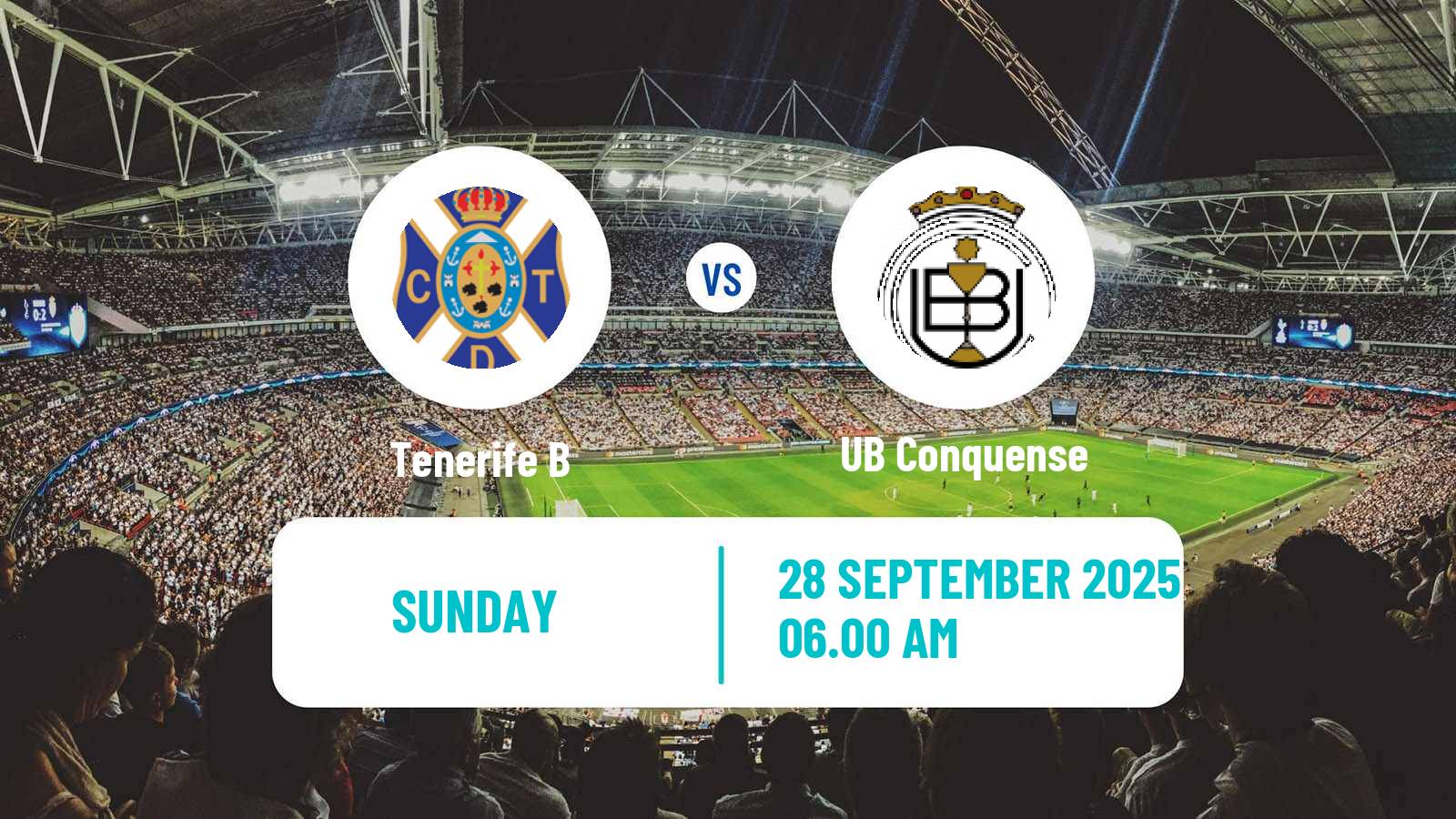 Soccer Spanish Segunda RFEF - Group 5 Tenerife B - Conquense