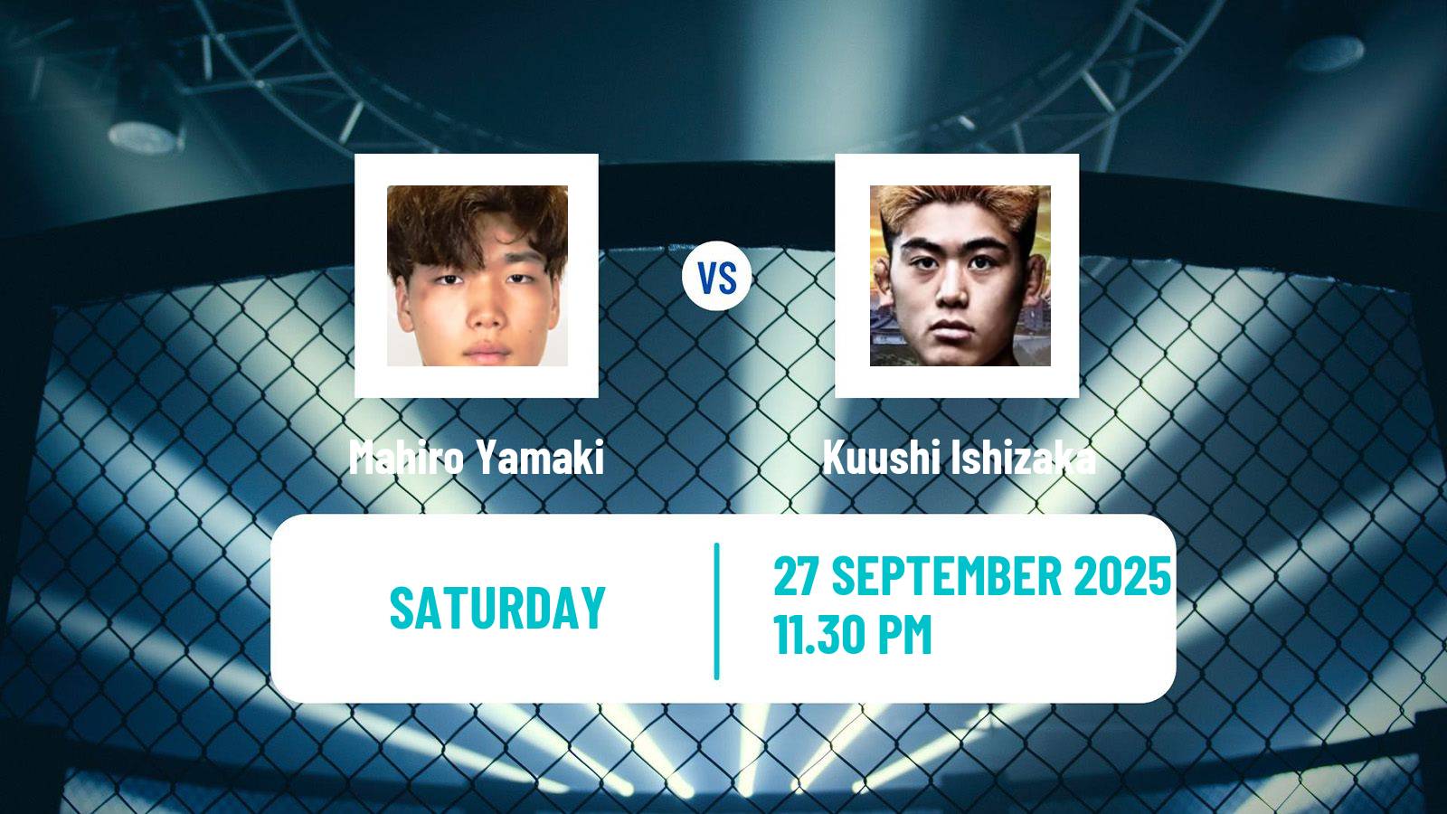 MMA Bantamweight Rizin Men Mahiro Yamaki - Kuushi Ishizaka