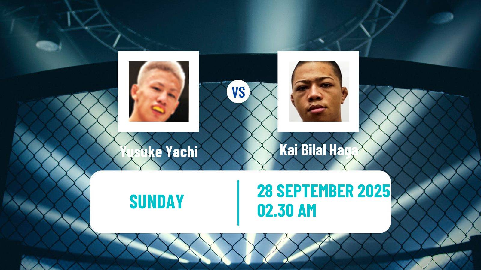 MMA Lightweight Rizin Men Yusuke Yachi - Kai Bilal Haga