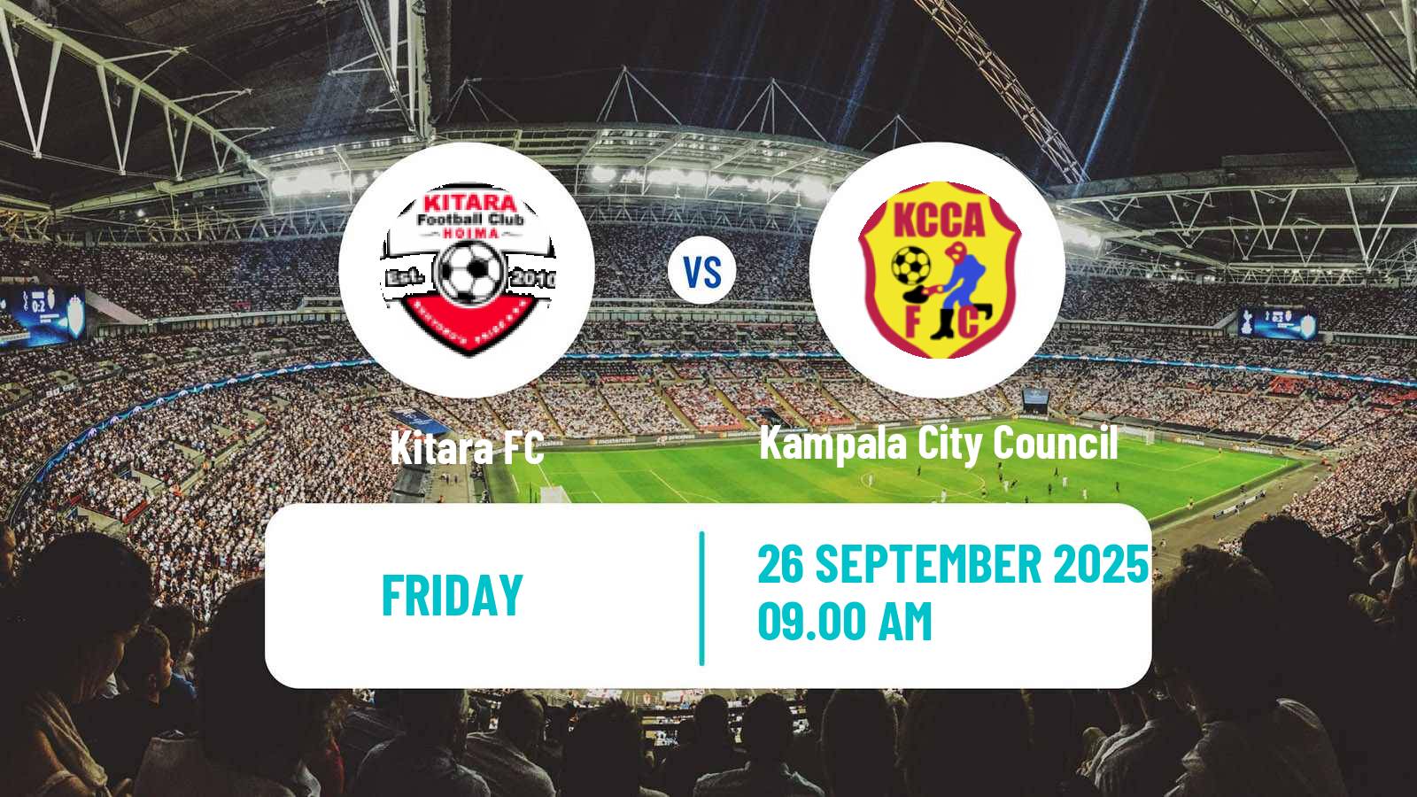 Soccer Ugandan Super League Kitara - Kampala City Council