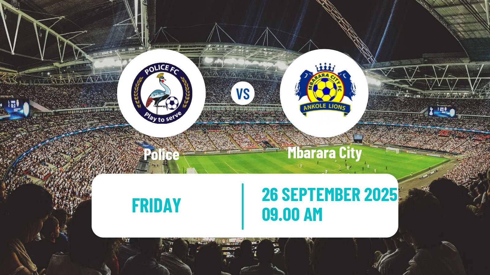 Soccer Ugandan Super League Police - Mbarara City