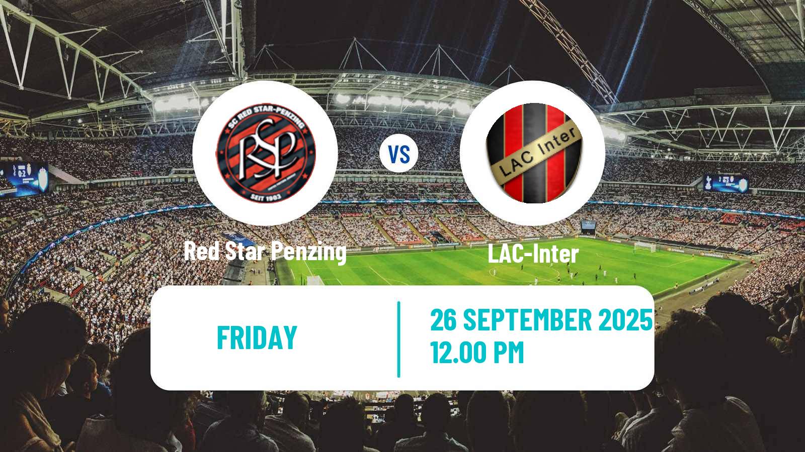 Soccer Austrian Landesliga Wien Red Star Penzing - LAC-Inter