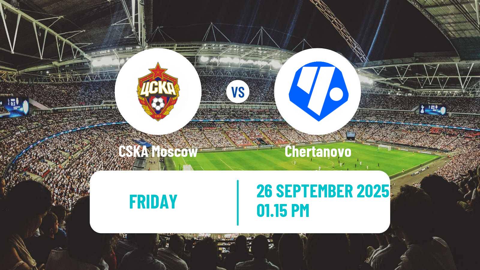 Soccer Russian Supreme Division Women CSKA Moscow - Chertanovo