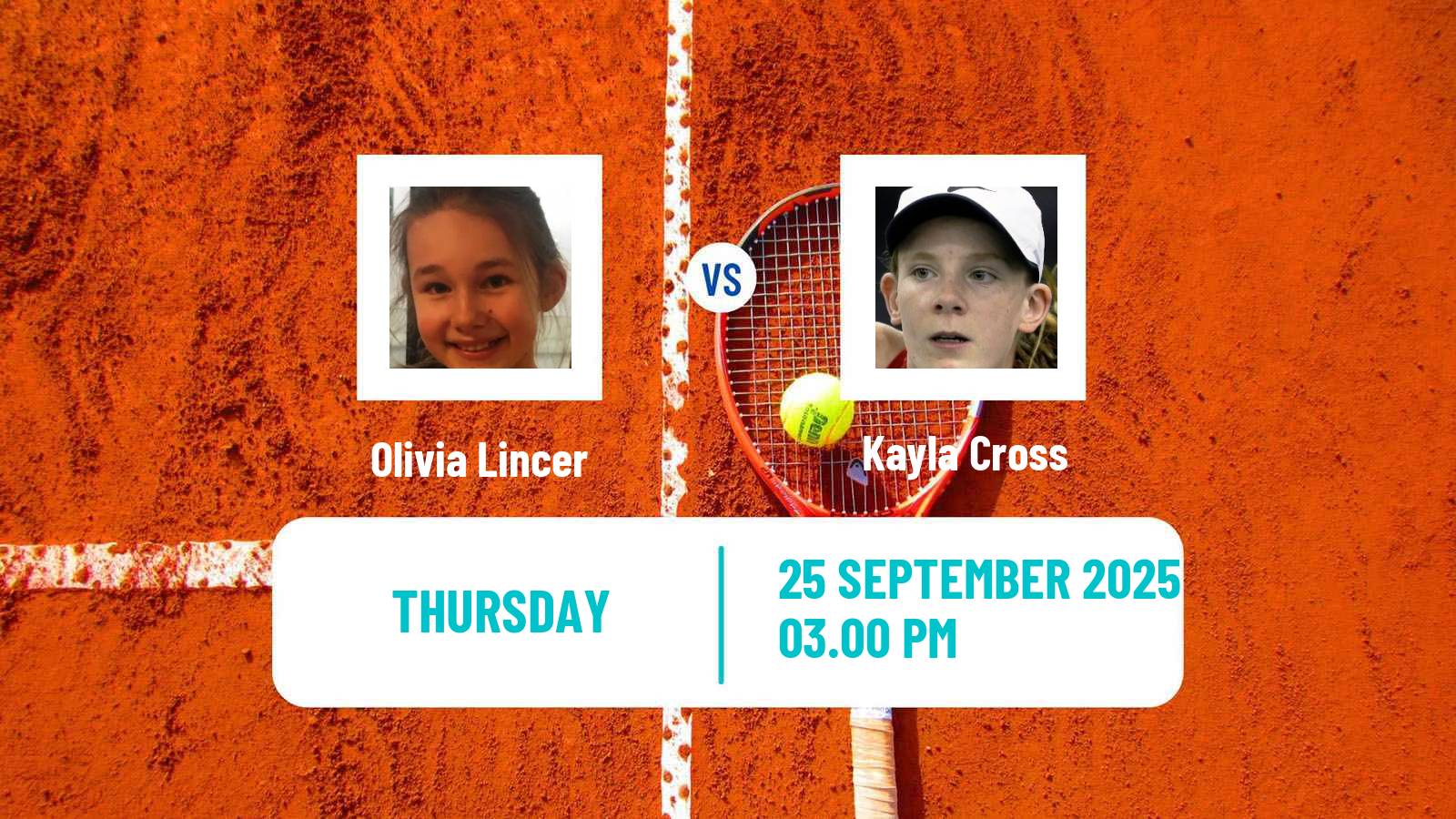 Tennis ITF W75 Templeton Ca Women Olivia Lincer - Kayla Cross