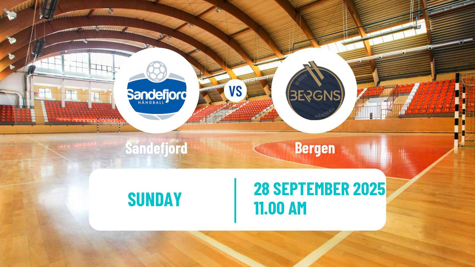 Handball Norwegian Eliteserien Handball Sandefjord - Bergen