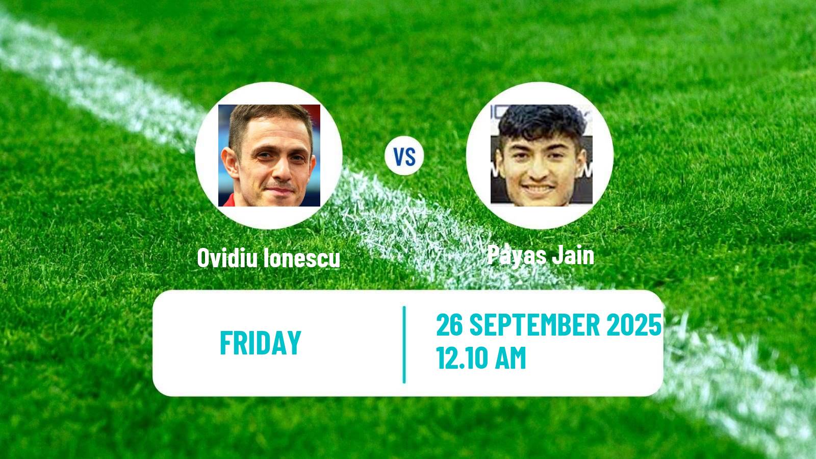 Table tennis China Smash Men Ovidiu Ionescu - Payas Jain