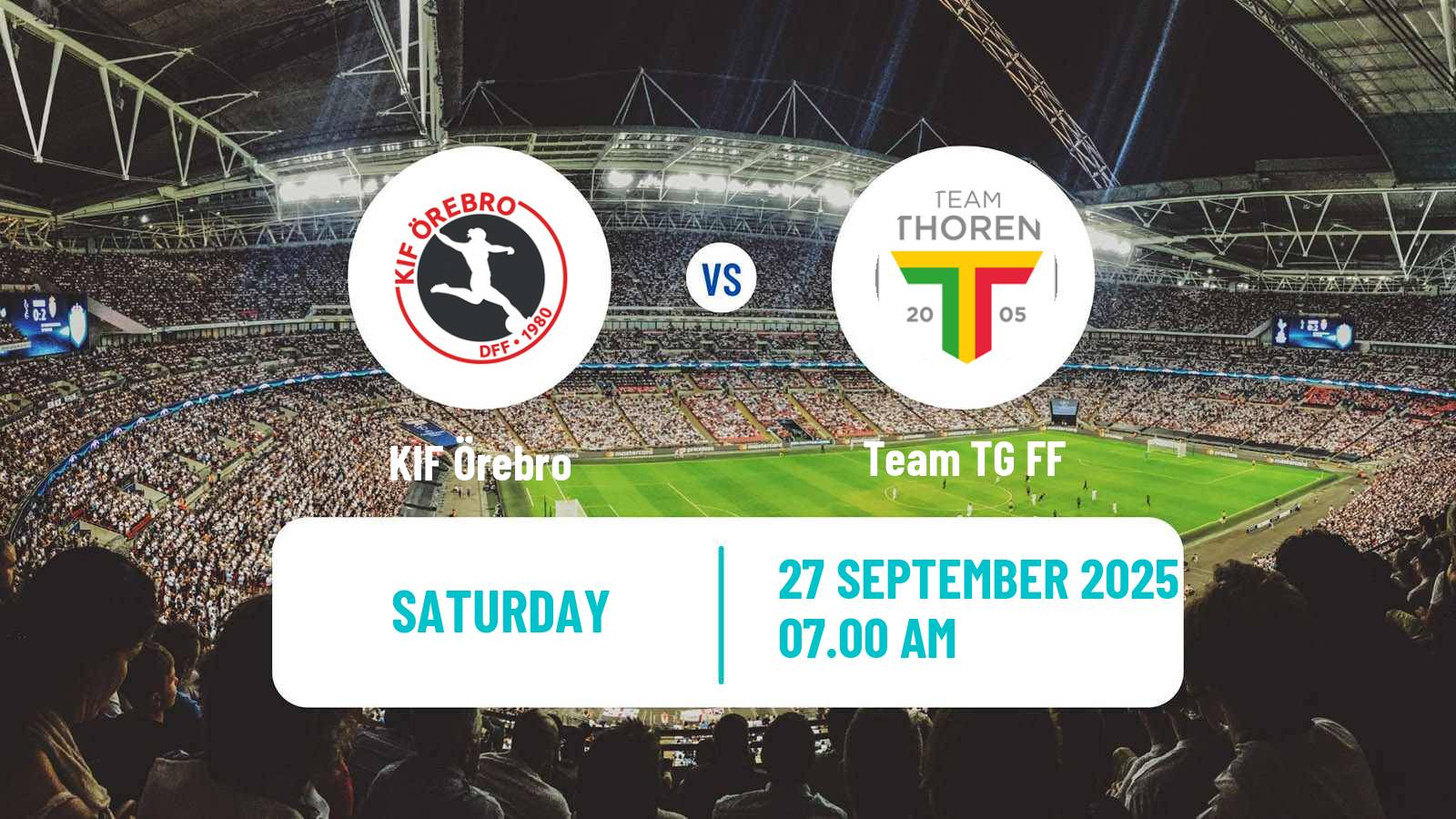 Soccer Swedish Elitettan Women Örebro - Team TG FF
