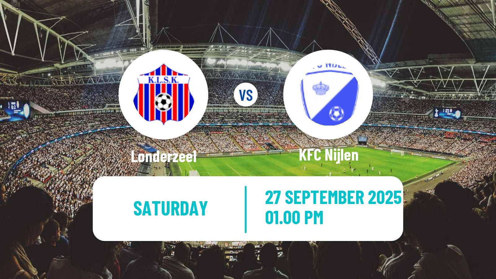 Soccer Belgian Second Amateur Division Group B Londerzeel - Nijlen
