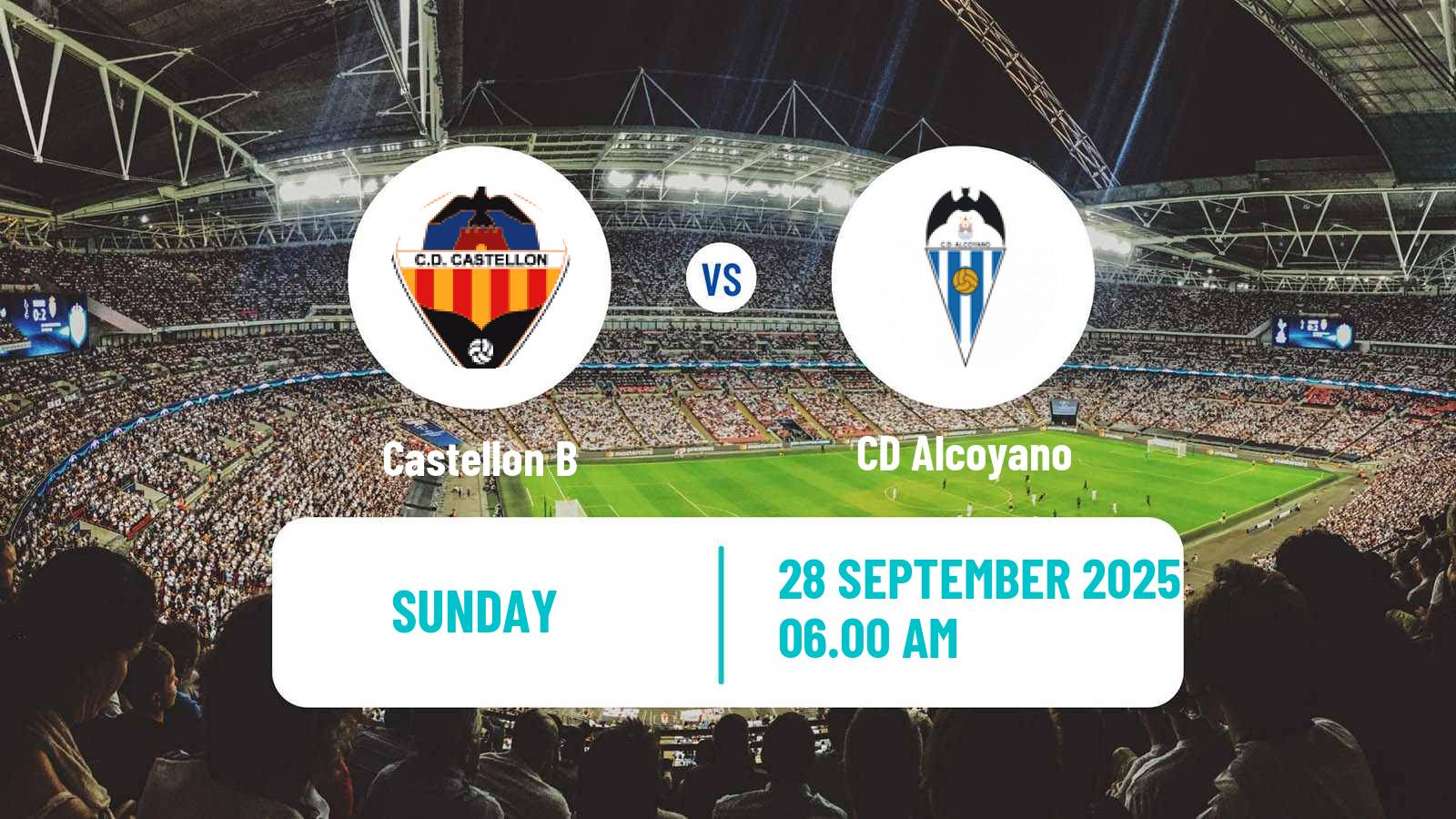Soccer Spanish Segunda RFEF - Group 3 Castellon B - Alcoyano