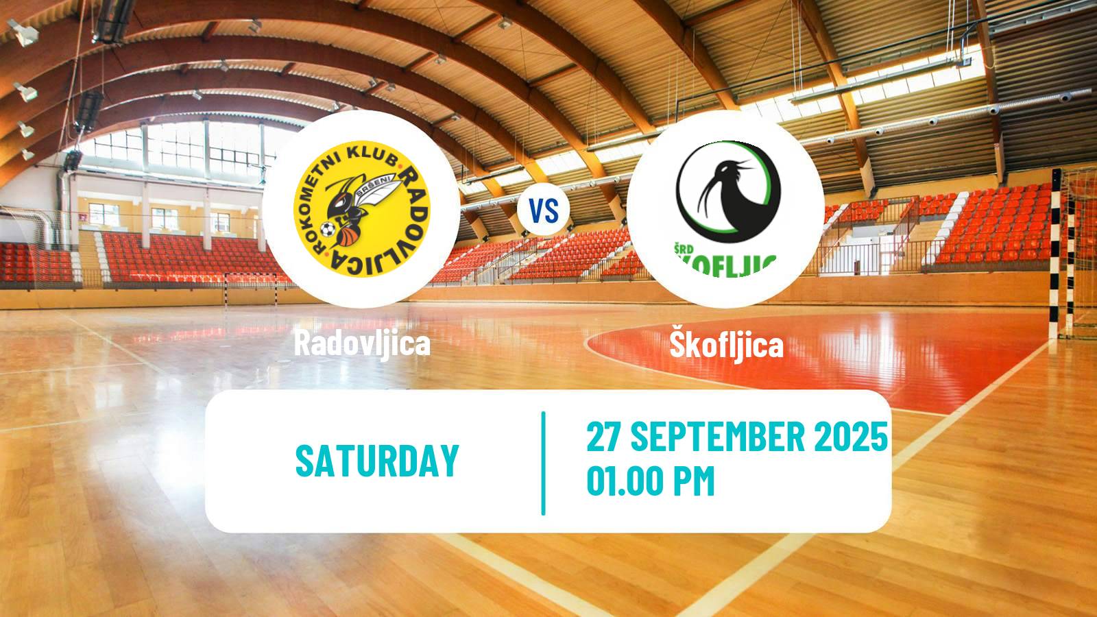 Handball Slovenian 1 NLB Liga Handball Radovljica - Škofljica