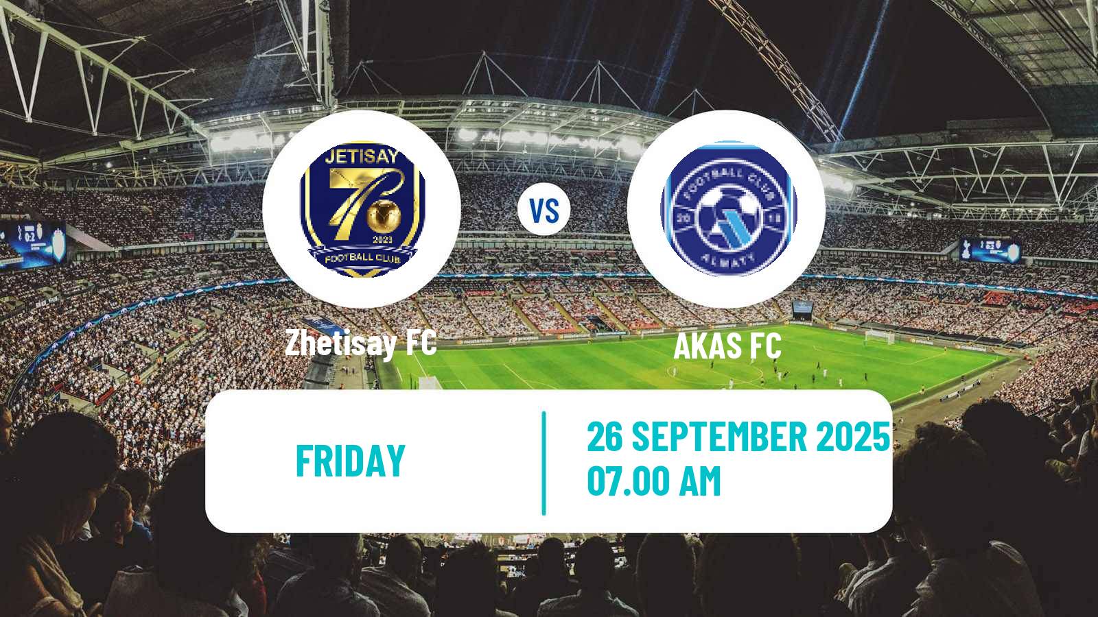Soccer Kazakh First Division Zhetisay - AKAS