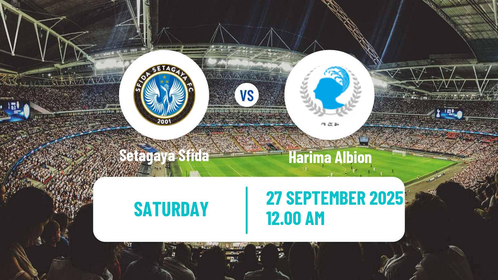 Soccer Japan Nadeshiko League Women Setagaya Sfida - Harima Albion