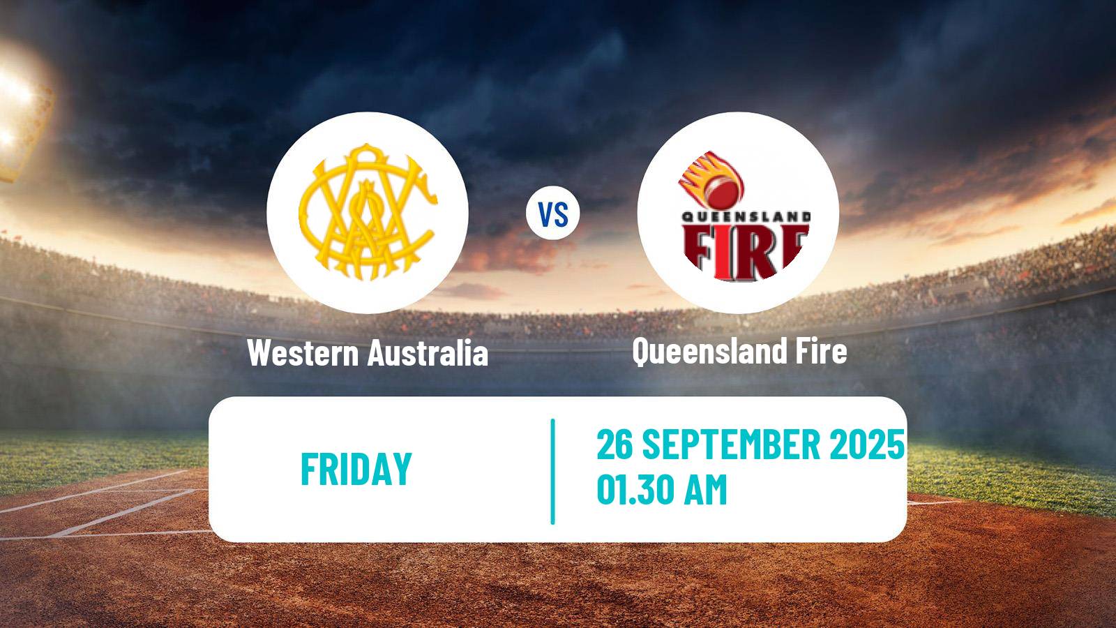 Cricket Australian National League Cricket Women Western Australia - Queensland Fire