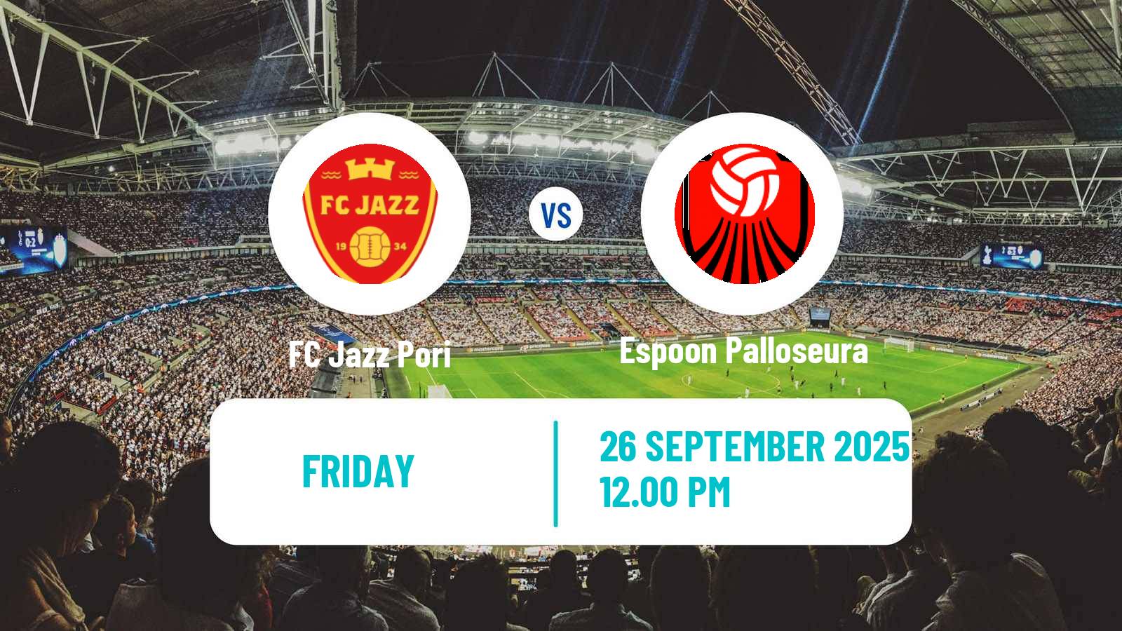 Soccer Finnish Ykkonen Jazz Pori - Espoon Palloseura
