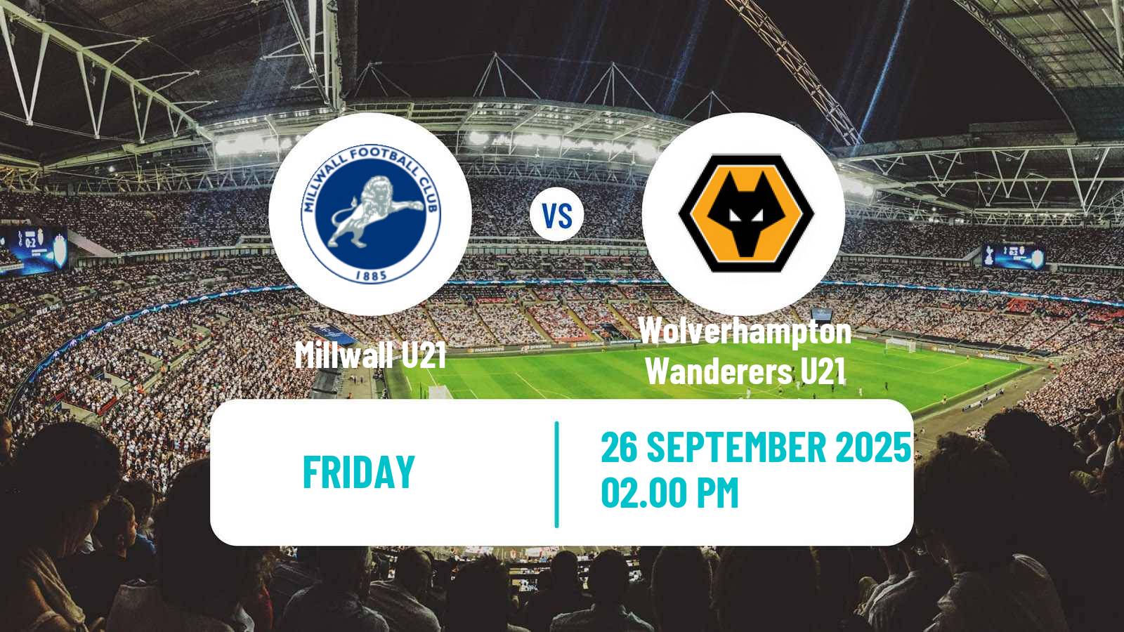 Soccer English Premier League Cup Millwall U21 - Wolverhampton Wanderers U21