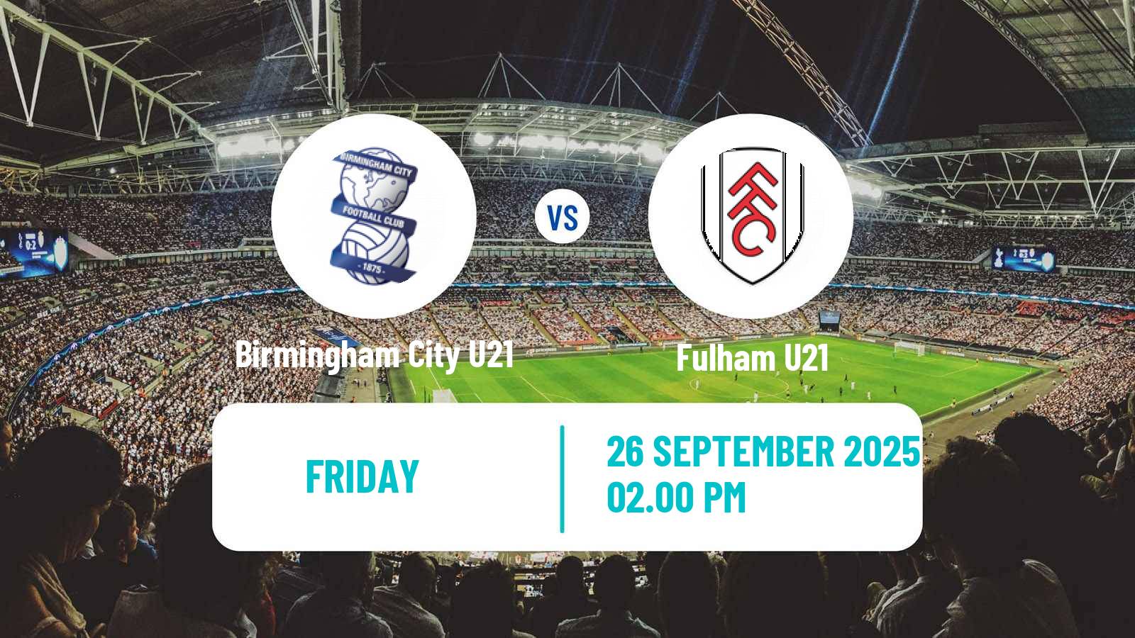 Soccer English Premier League 2 Birmingham City U21 - Fulham U21