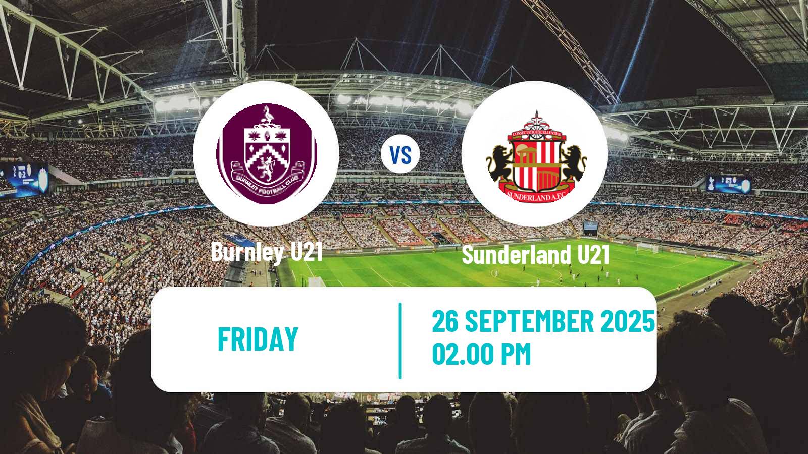 Soccer English Premier League 2 Burnley U21 - Sunderland U21