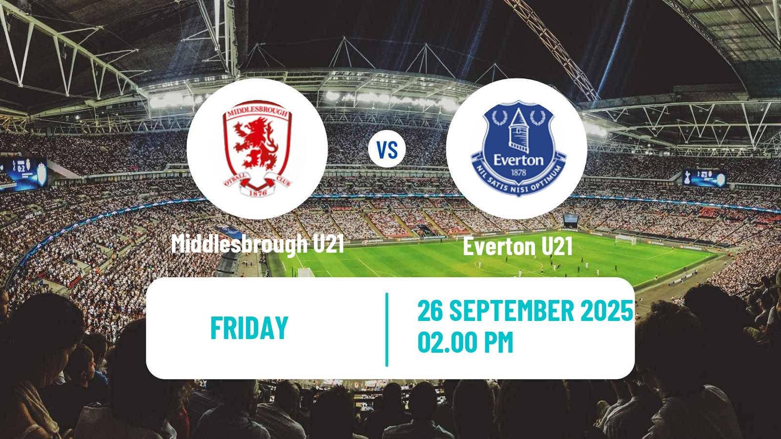 Soccer English Premier League 2 Middlesbrough U21 - Everton U21