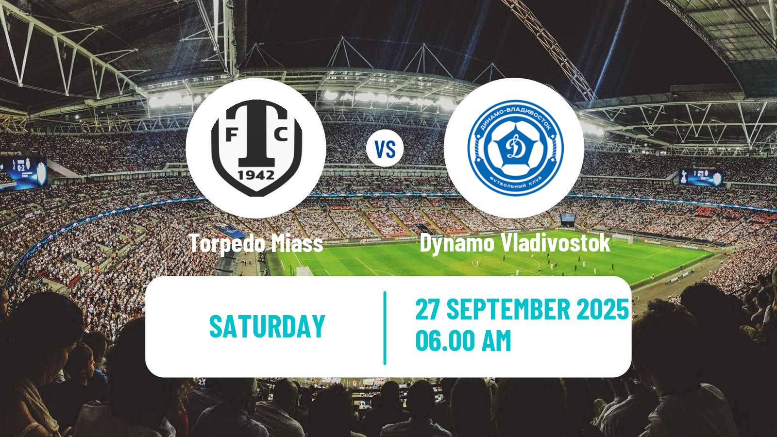 Soccer Russian FNL 2 Division A Silver Torpedo Miass - Dynamo Vladivostok