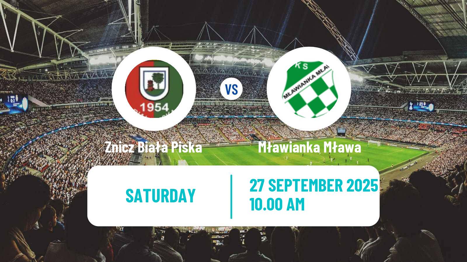 Soccer Polish Division 3 - Group I Znicz Biała Piska - Mławianka Mława