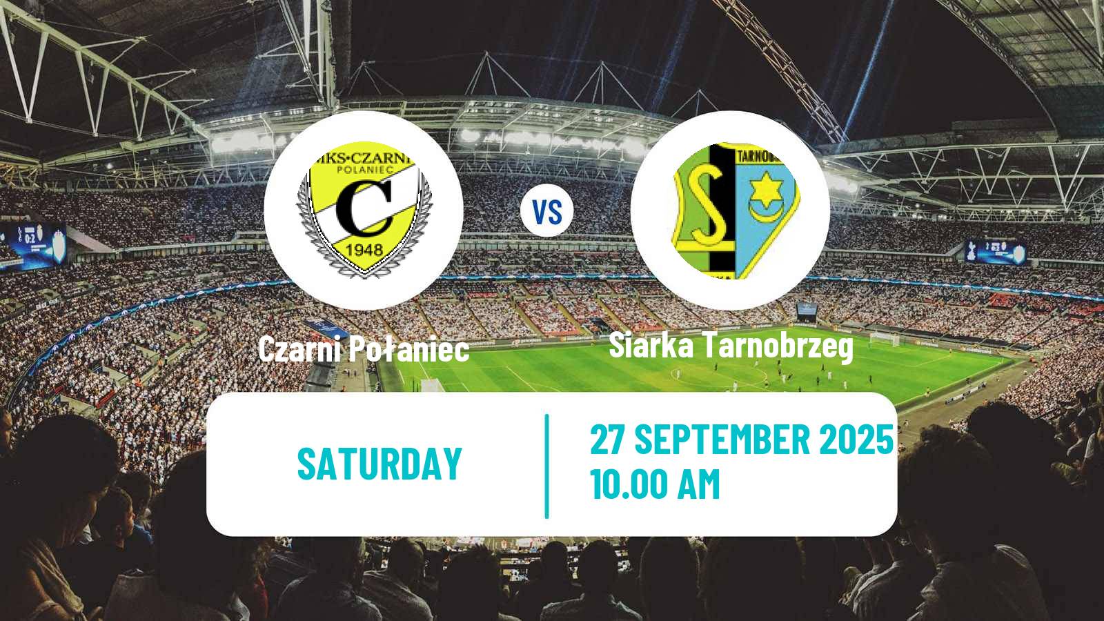 Soccer Polish Division 3 - Group IV Czarni Połaniec - Siarka Tarnobrzeg