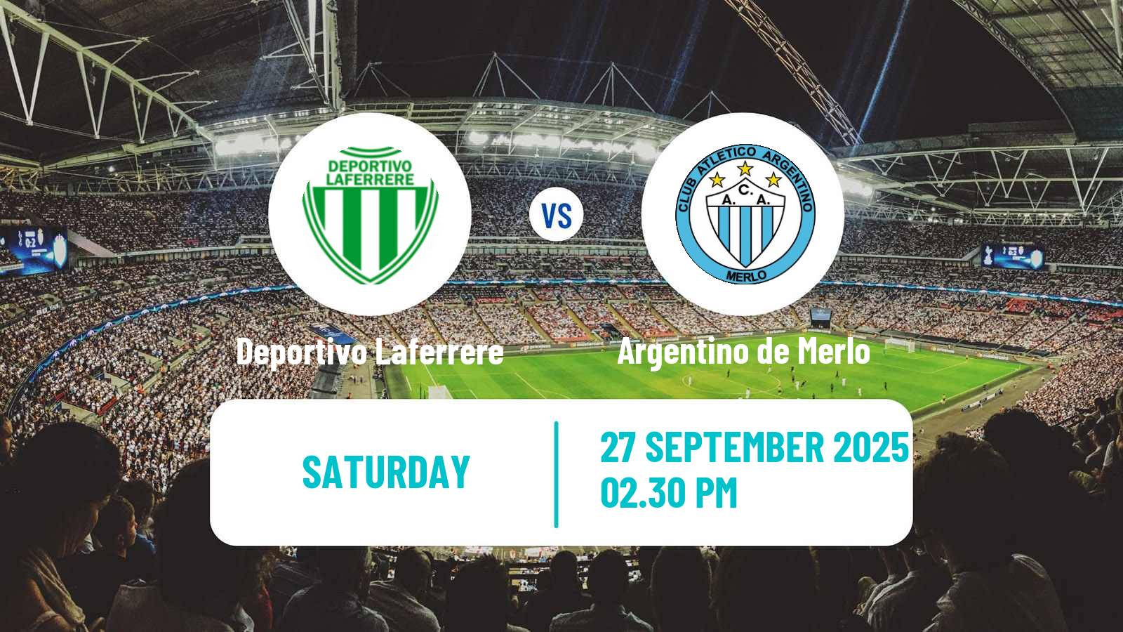 Soccer Argentinian Primera B Deportivo Laferrere - Argentino de Merlo