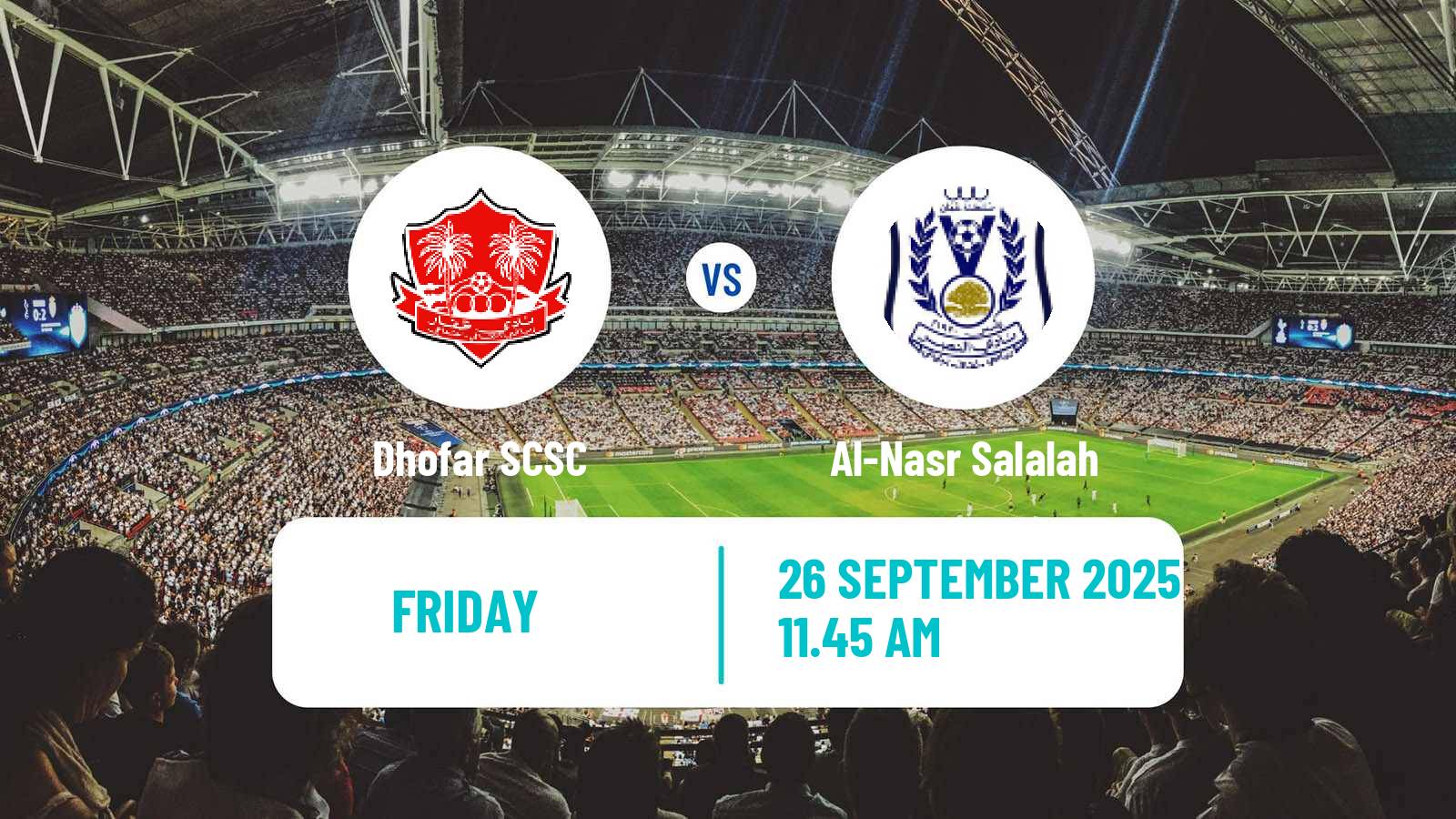 Soccer Omani League Dhofar - Al-Nasr Salalah