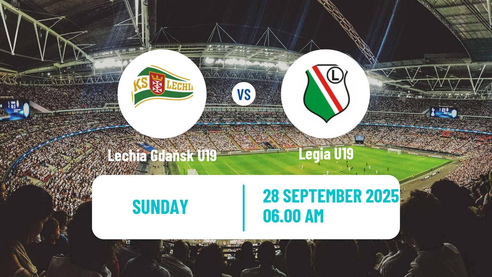 Soccer Polish Central Youth League Lechia Gdańsk U19 - Legia U19