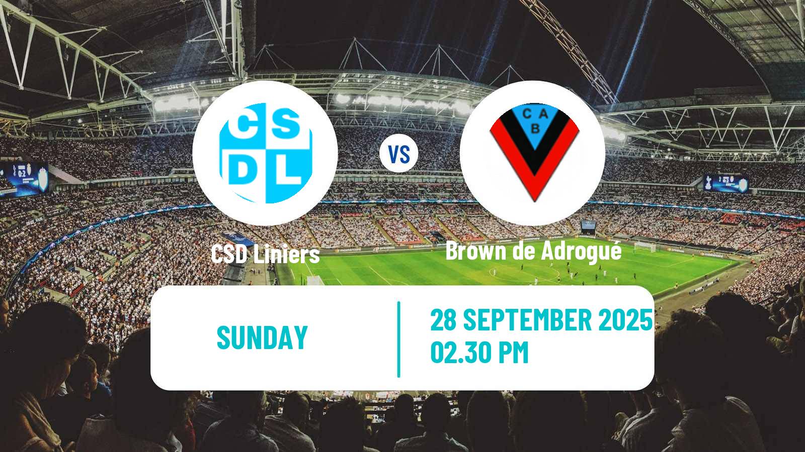 Soccer Argentinian Primera B Liniers - Brown de Adrogué