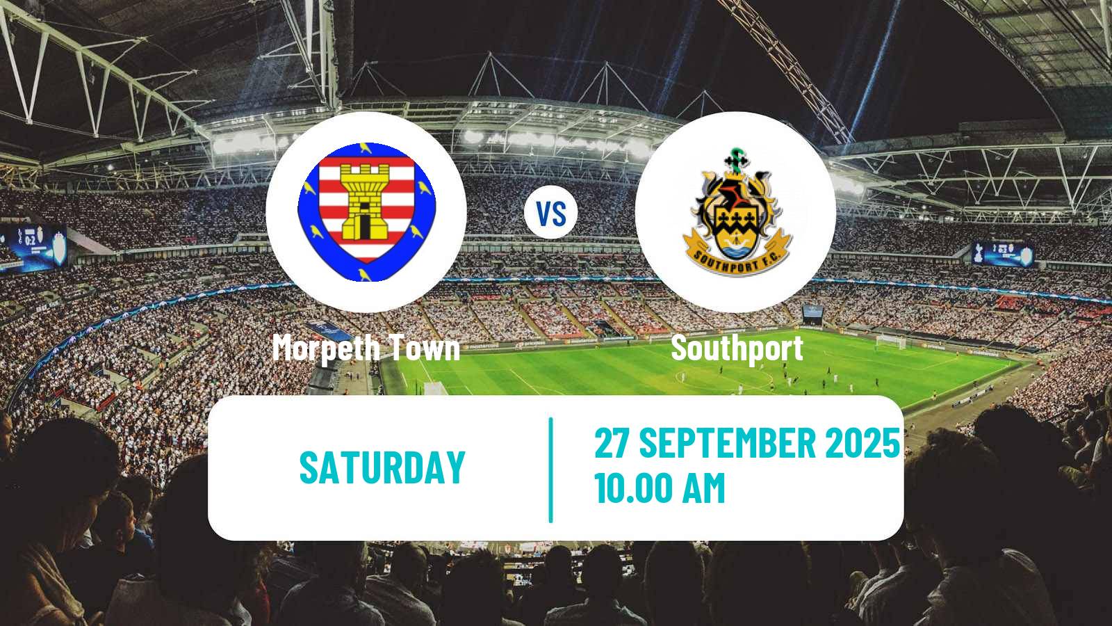 Soccer English FA Cup Morpeth Town - Southport
