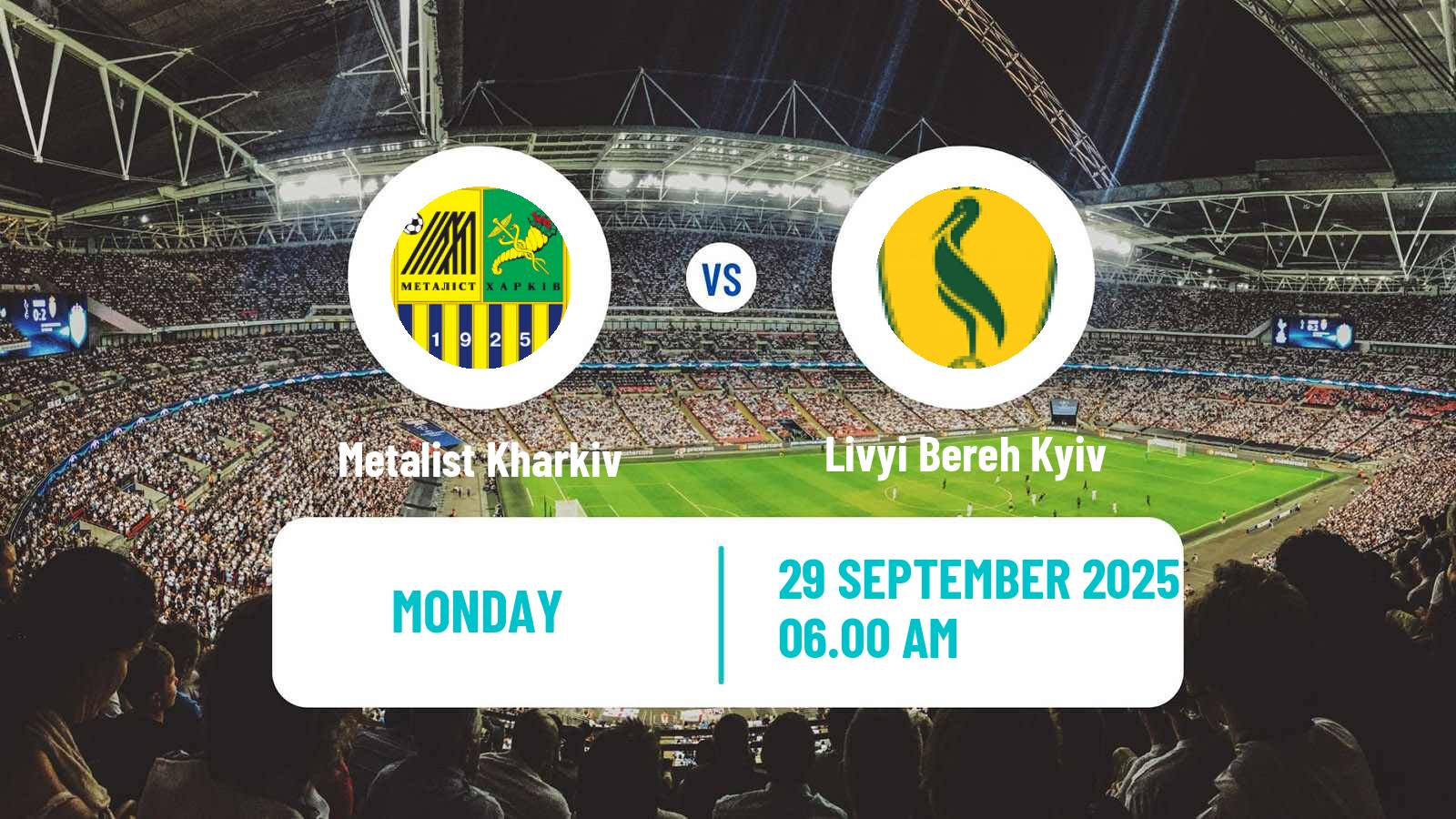 Soccer Ukrainian Persha Liga Metalist Kharkiv - Livyi Bereh Kyiv