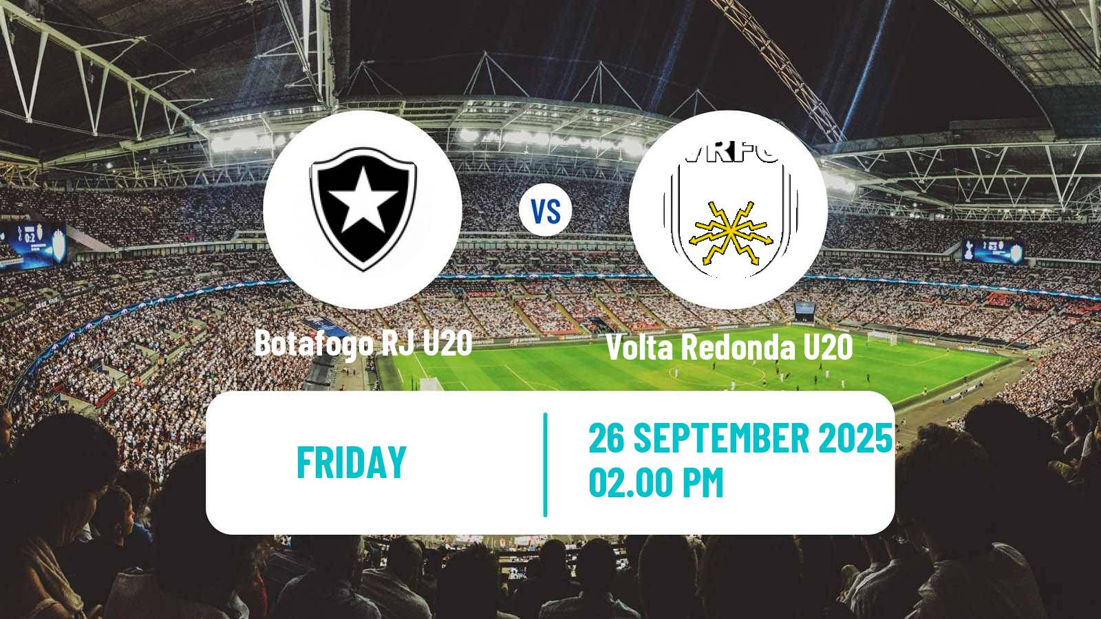 Soccer Brazilian Carioca U20 Botafogo RJ U20 - Volta Redonda U20