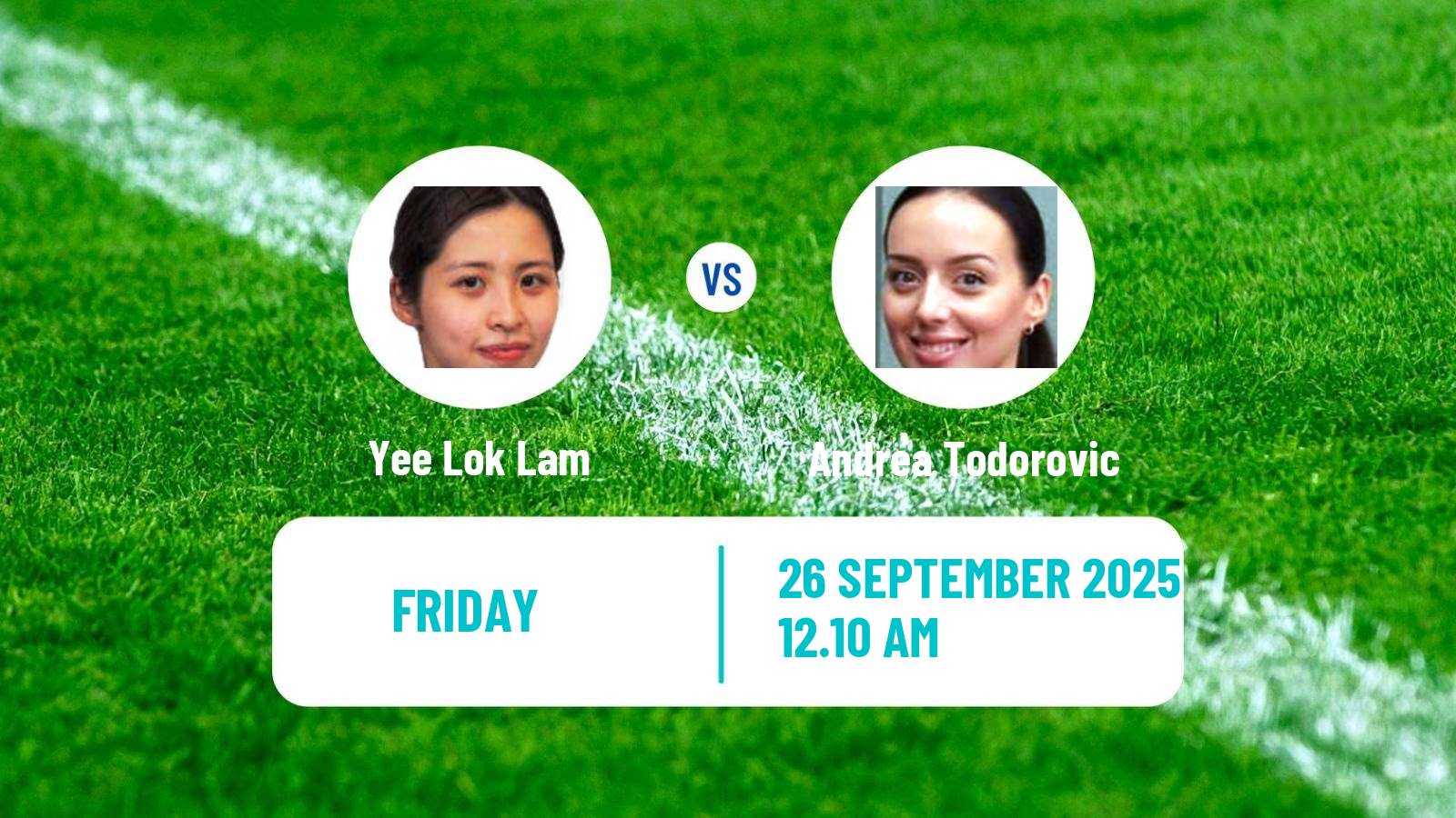 Table tennis China Smash Women Yee Lok Lam - Andrea Todorovic