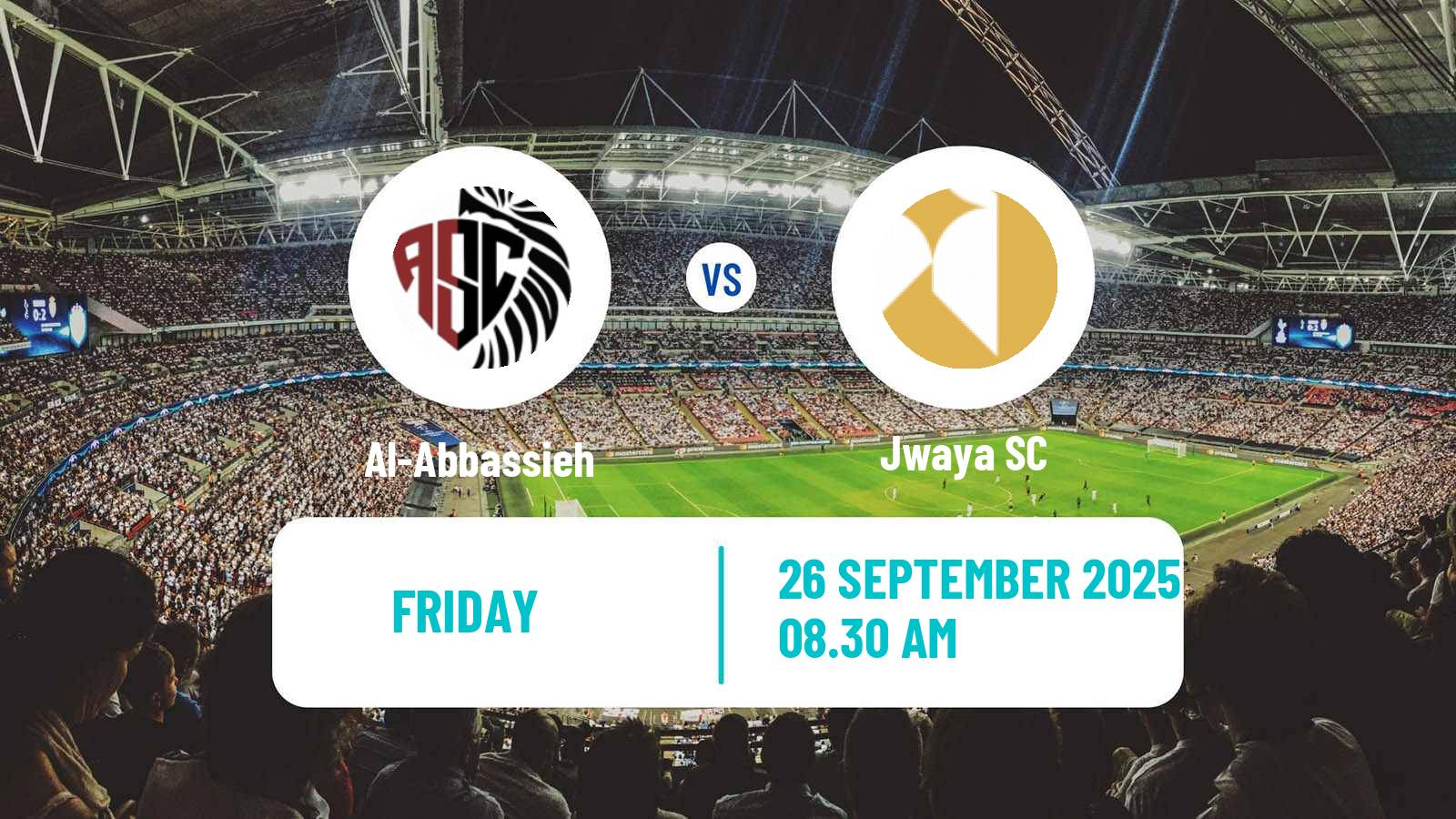Soccer Lebanese Premier League Al-Abbassieh - Jwaya