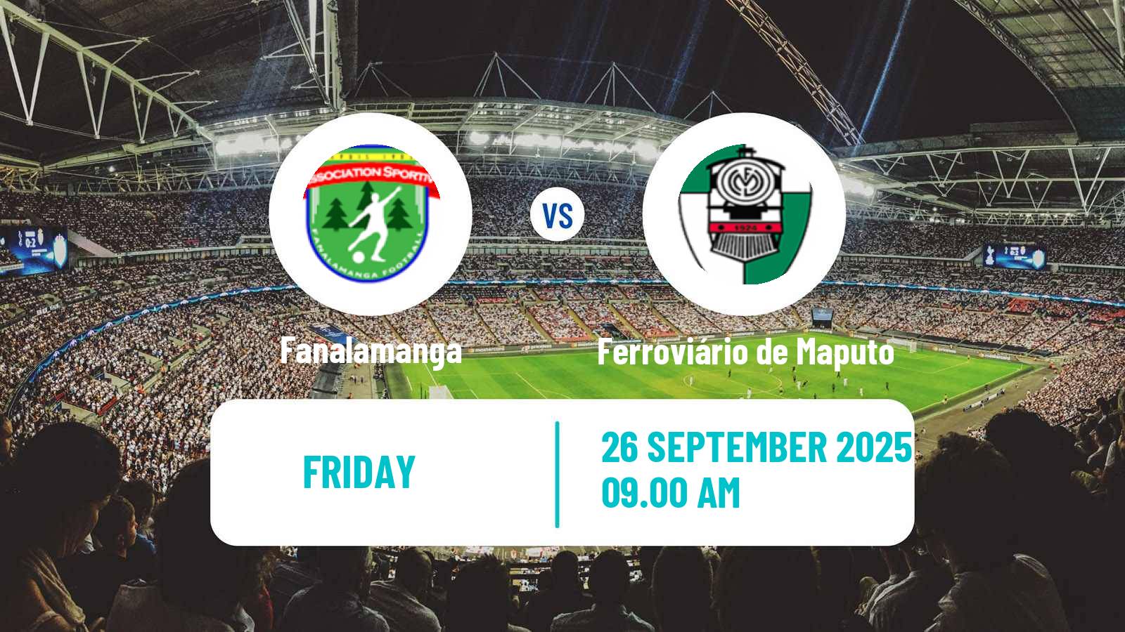 Soccer CAF Confederation Cup Fanalamanga - Ferroviário de Maputo