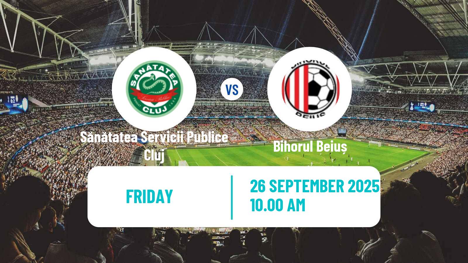 Soccer Romanian Liga 3 - Seria 8 Sănătatea Servicii Publice Cluj - Bihorul Beiuș