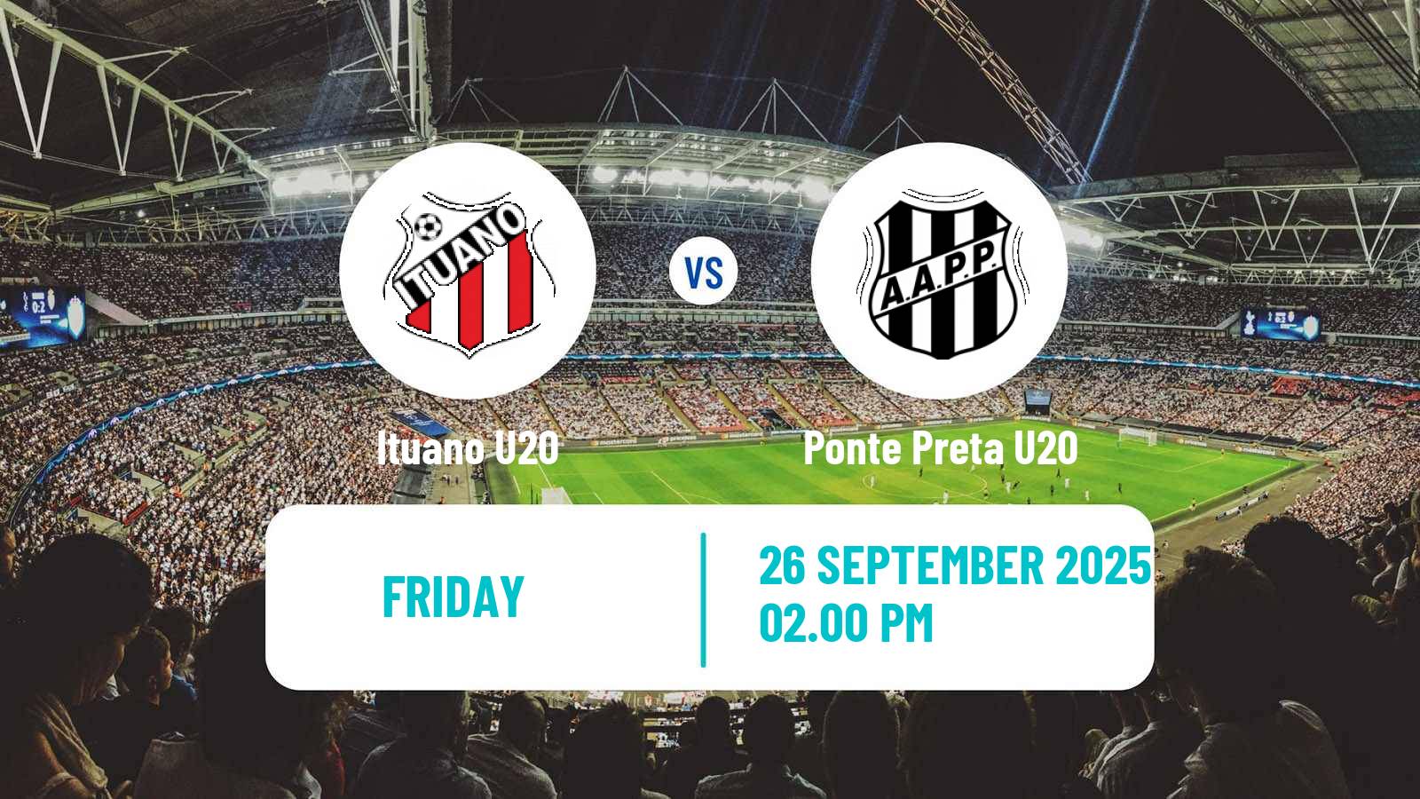 Soccer Brazilian Paulista U20 Ituano U20 - Ponte Preta U20