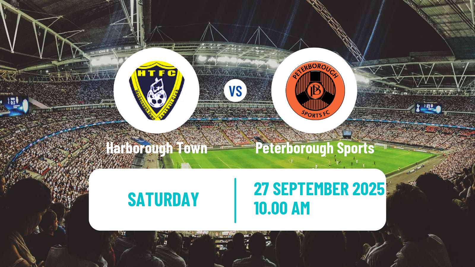 Soccer English FA Cup Harborough Town - Peterborough Sports