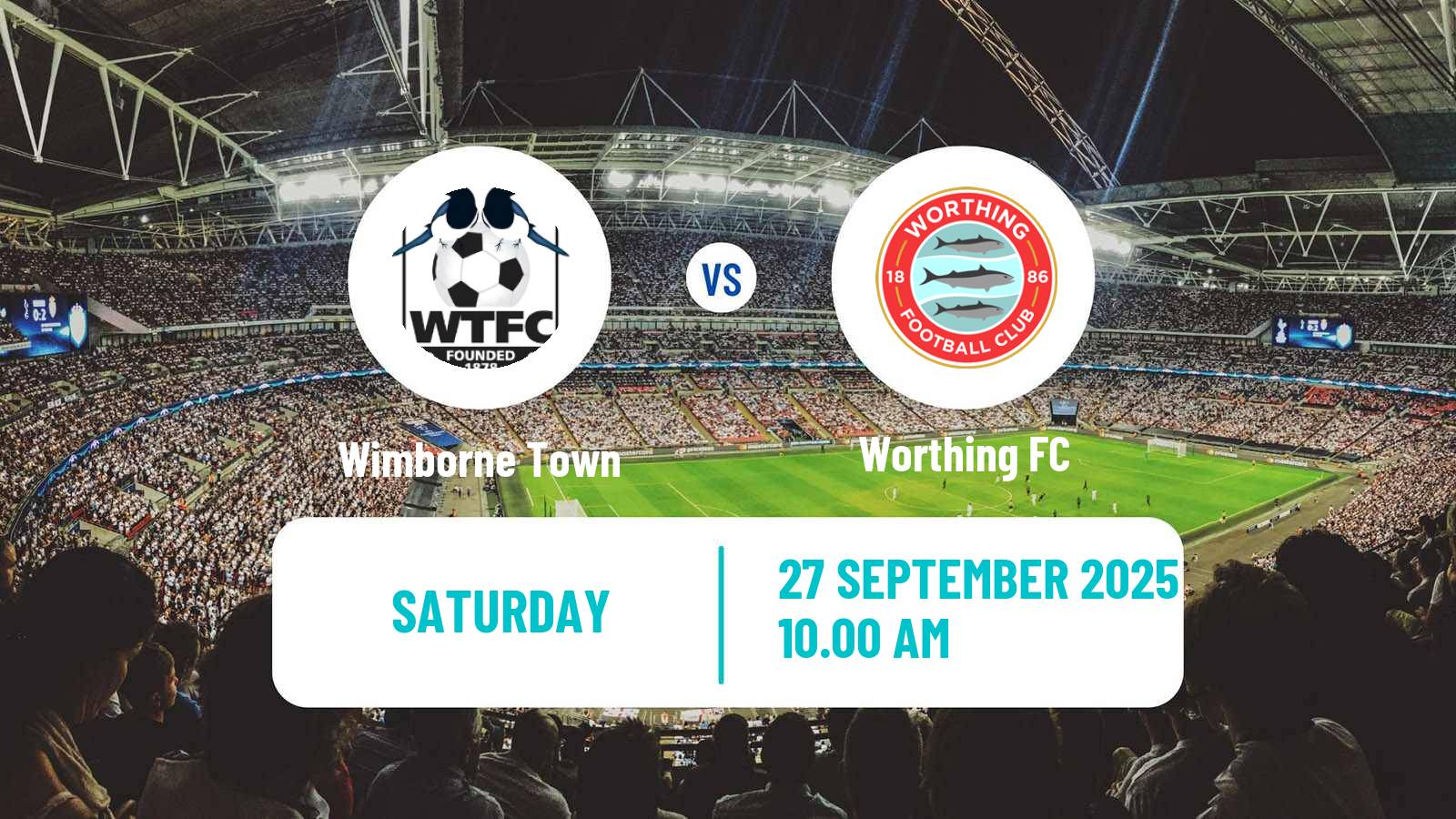 Soccer English FA Cup Wimborne Town - Worthing