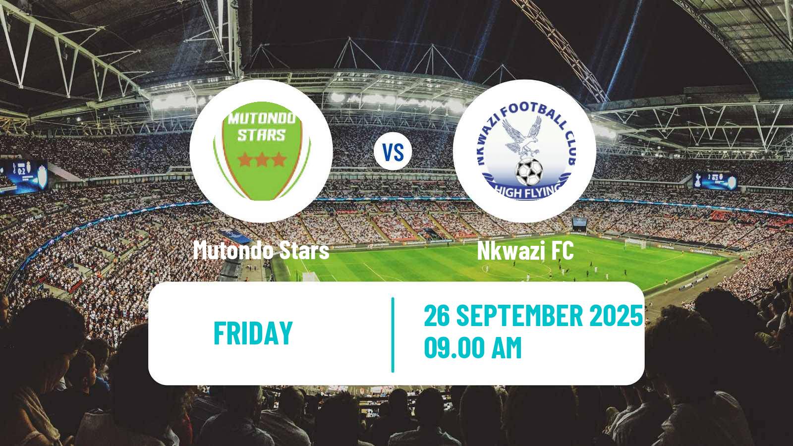 Soccer Zambian Premier League Mutondo Stars - Nkwazi