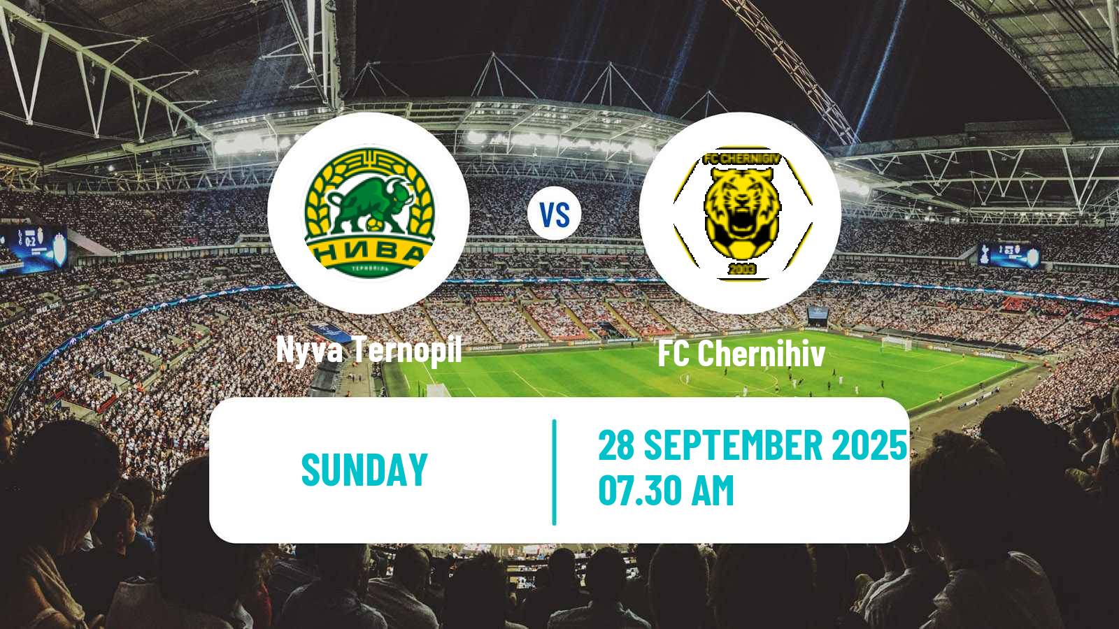 Soccer Ukrainian Persha Liga Nyva Ternopil - Chernihiv