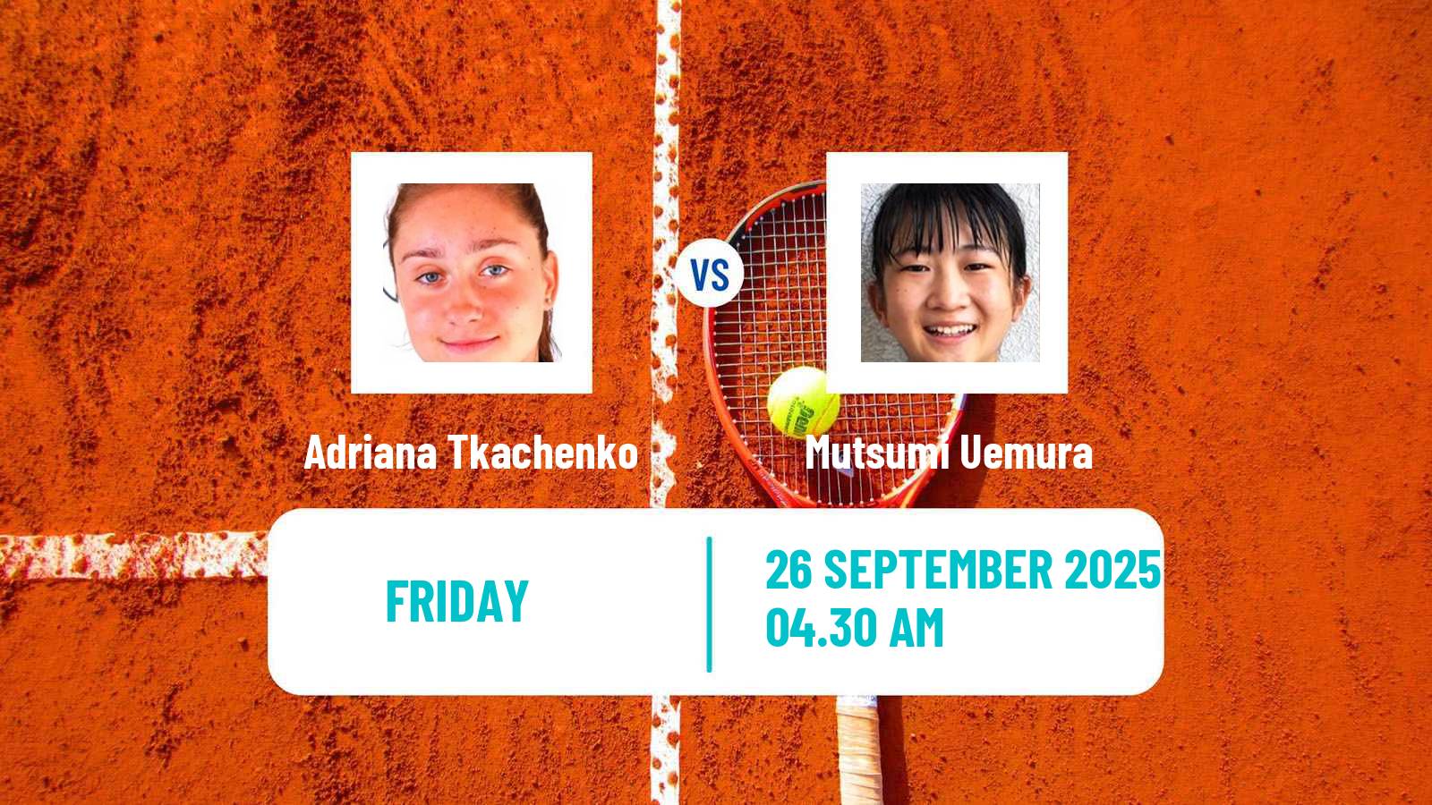 Tennis ITF W15 Kayseri 10 Women Adriana Tkachenko - Mutsumi Uemura