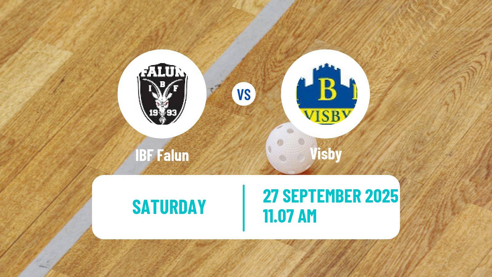 Floorball Swedish Superligan Floorball Falun - Visby