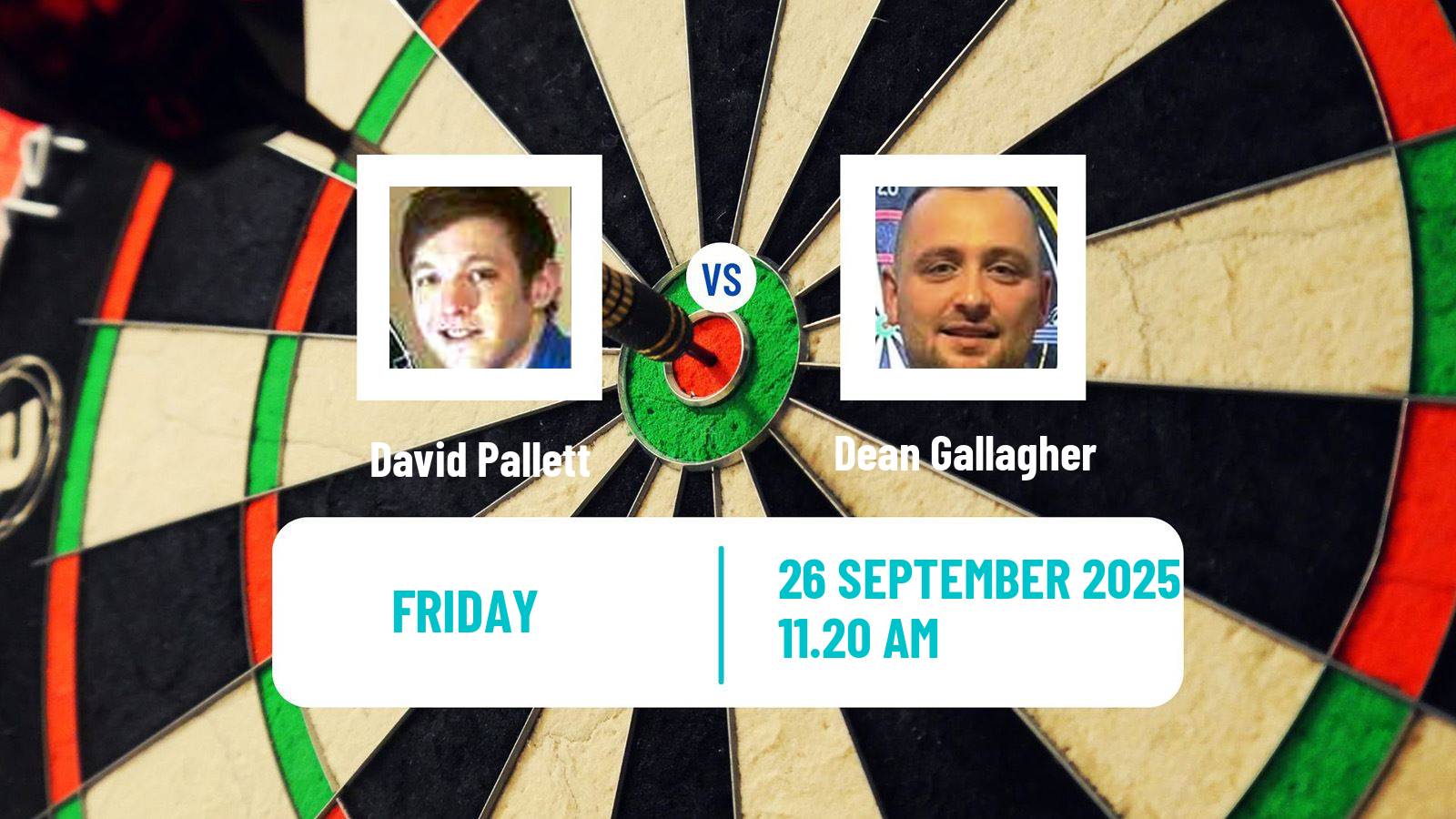 Darts Modus Super Series David Pallett - Dean Gallagher