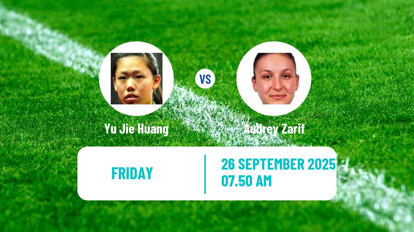 Table tennis China Smash Women Yu Jie Huang - Audrey Zarif