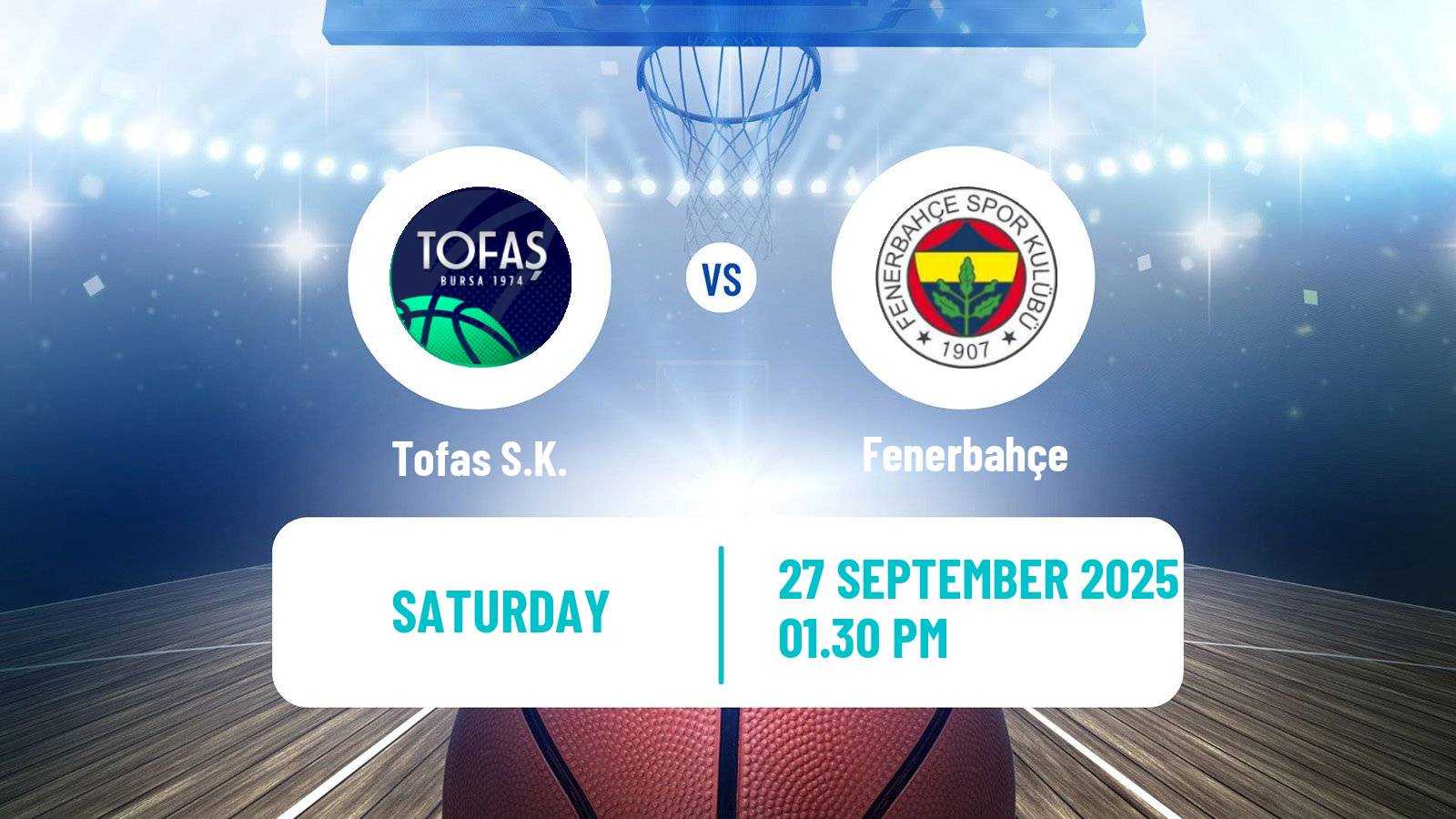 Basketball Turkish Basketball Super Ligi Tofaş - Fenerbahçe