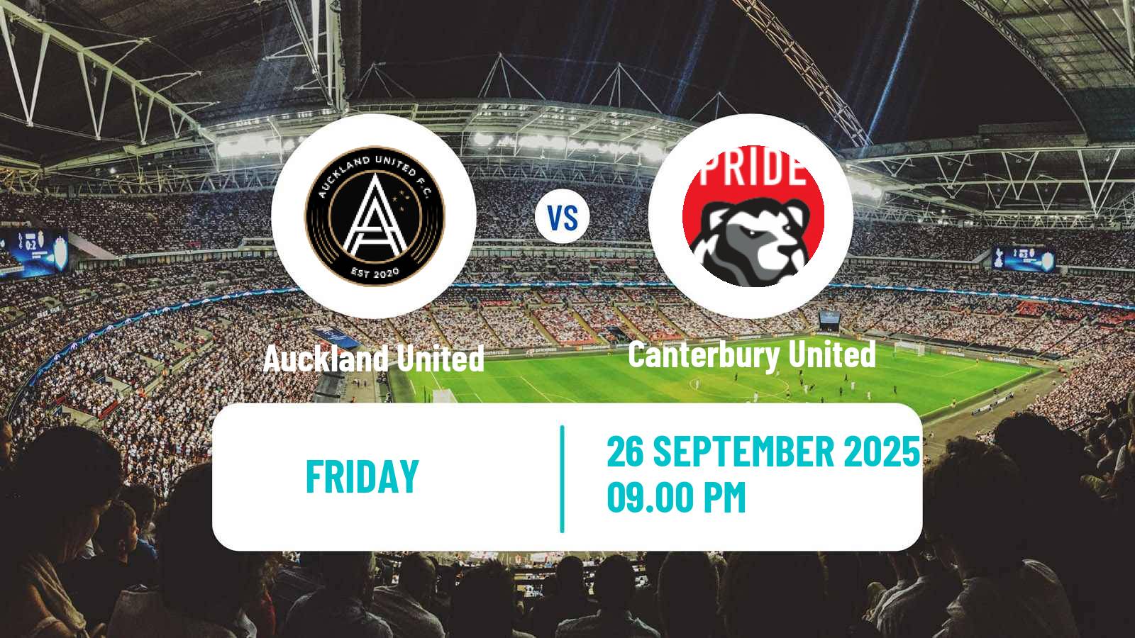 Soccer New Zealand National League Women Auckland United - Canterbury United