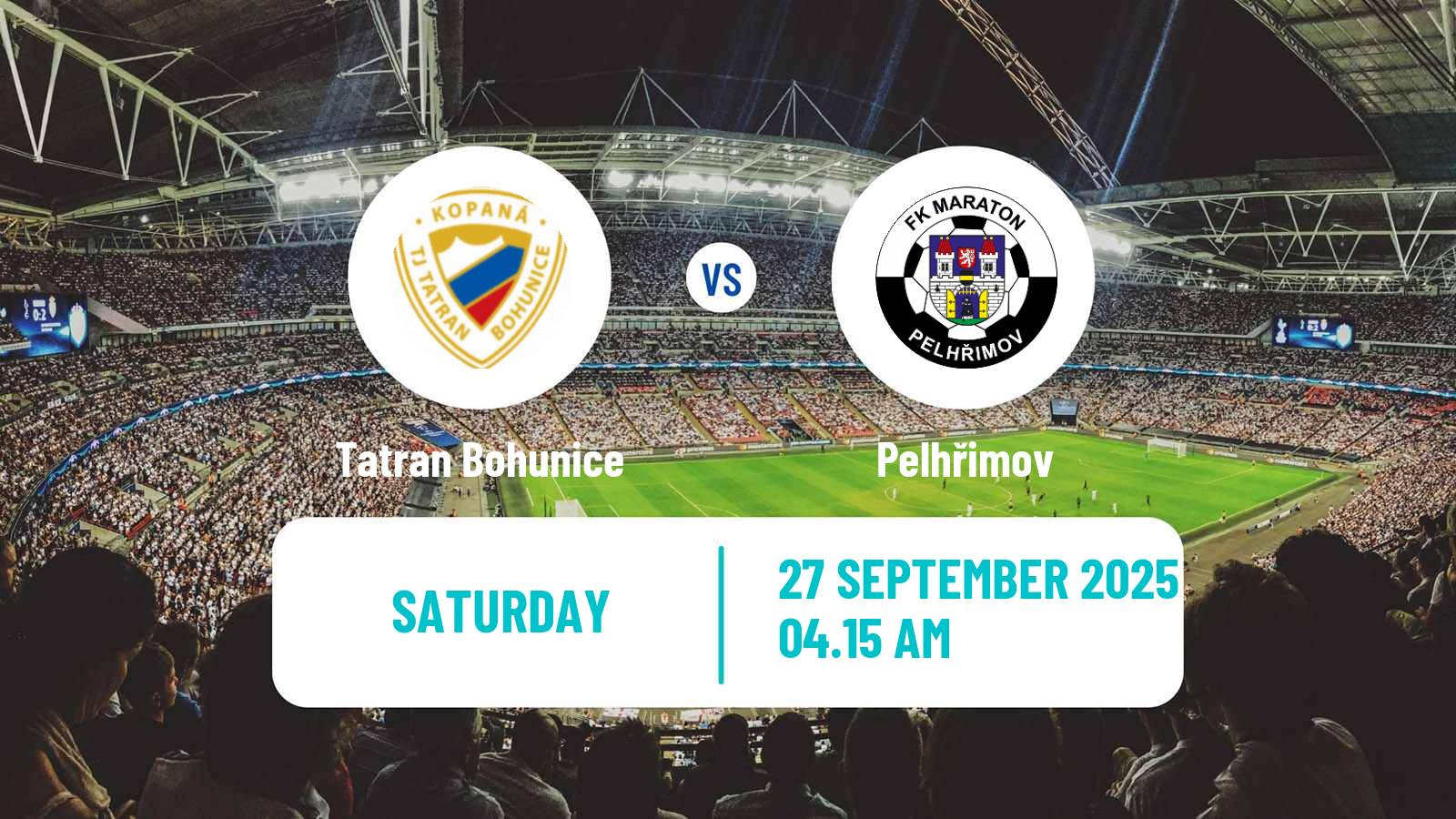 Soccer Czech Division D Tatran Bohunice - Pelhřimov
